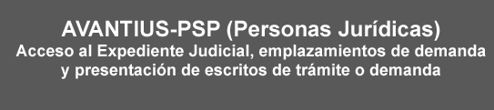 AVANTIUS-PSP (Personas Jurídicas)