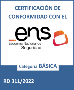 Distintivo ENS certificación BÁSICA RD 311/2022